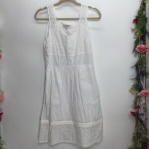 Madewell white eyelet Love Song dress